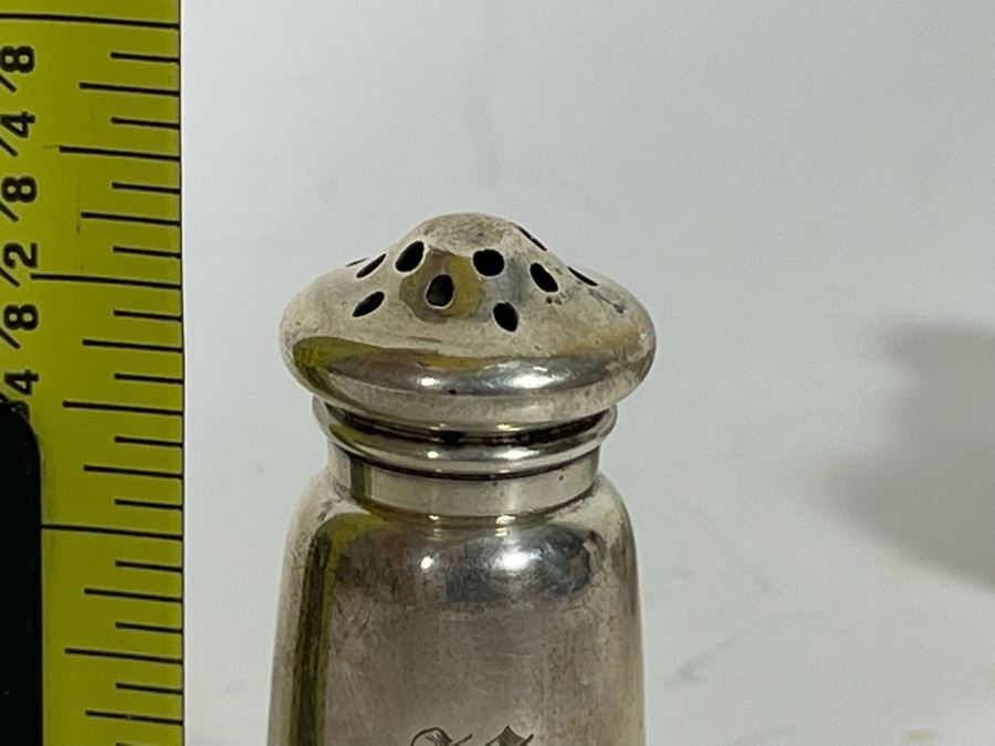 Five Gorham Sterling Silver Small Salt Shakers 61.2g [Photo 8]