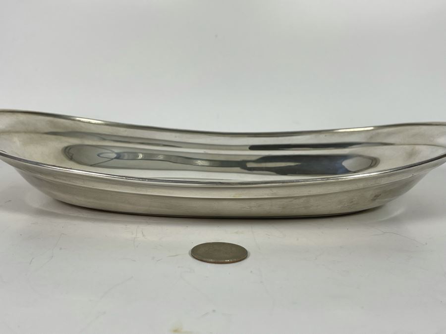 Towle Sterling Silver Bowl 11.75W X 6.75D X 1.75H 227.8g Silver Melt Value $139  [Photo 7]