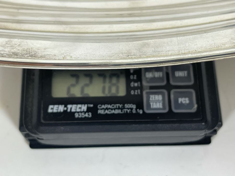 Towle Sterling Silver Bowl 11.75W X 6.75D X 1.75H 227.8g Silver Melt Value $139  [Photo 14]