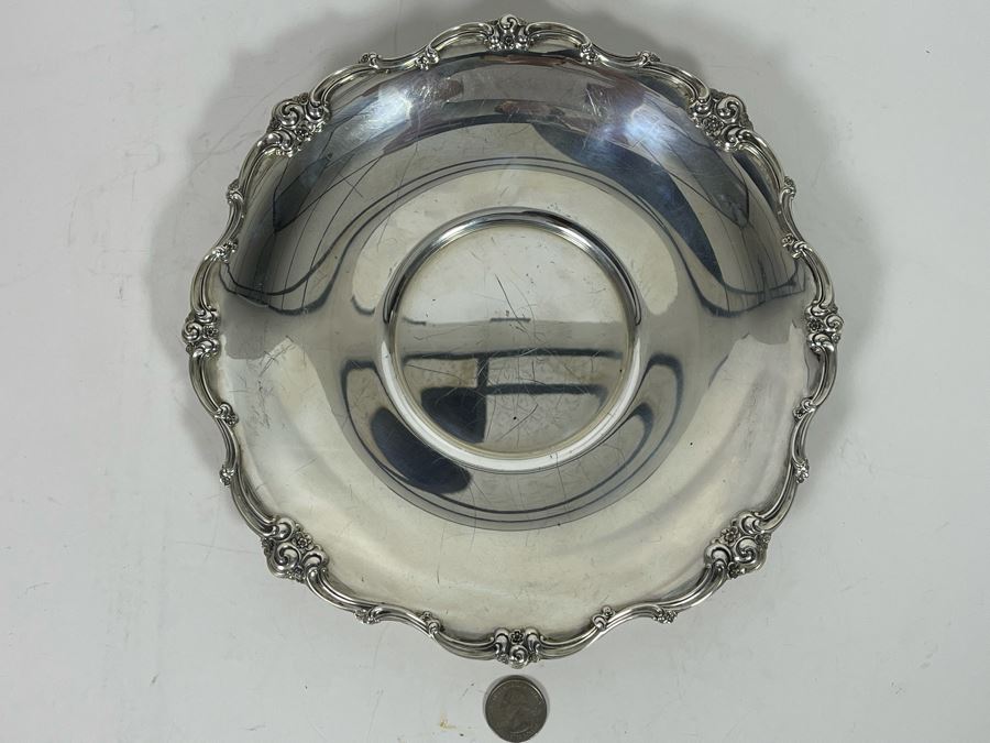 Gorham Sterling Silver Dish 1389 10.5”W 418.8g Silver Melt Value $256  [Photo 5]