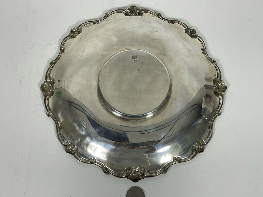 Gorham Sterling Silver Dish 1389 10.5”W 418.8g Silver Melt Value $256  [Photo 9]
