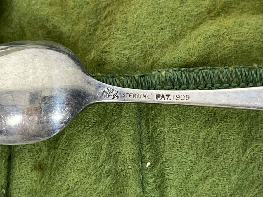 Ten Antique Sterling Silver Coffee Tea Demitasse Spoons 4”L 96.8g Silver Melt Value $59 [Photo 8]