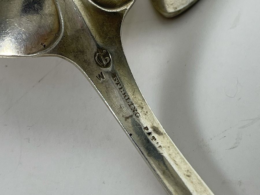 Six Antique Sterling Silver 7” Spoons By William B Durgin Co Rhode Island (Gorham) 275g  Silver Melt Value $168 [Photo 4]