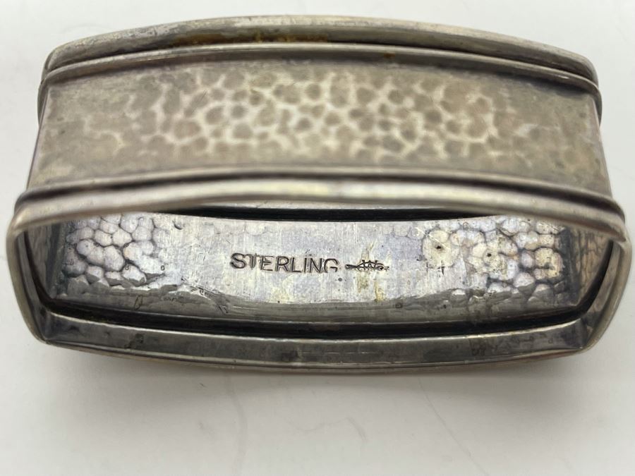 Three Vintage Sterling Silver Napkin Rings 55.6g [Photo 8]