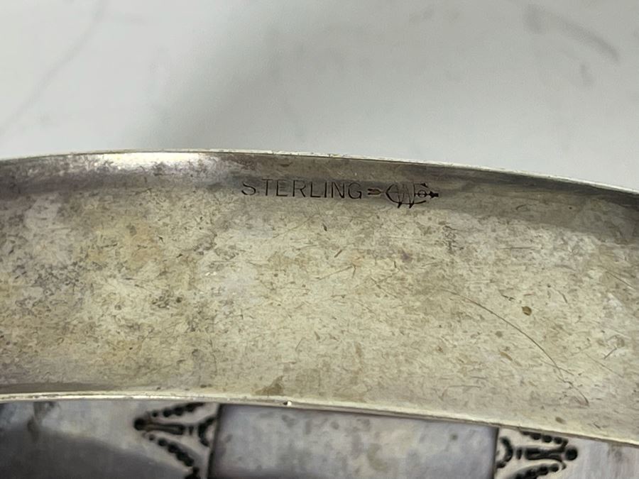 Three Vintage Sterling Silver Napkin Rings 55.6g [Photo 6]