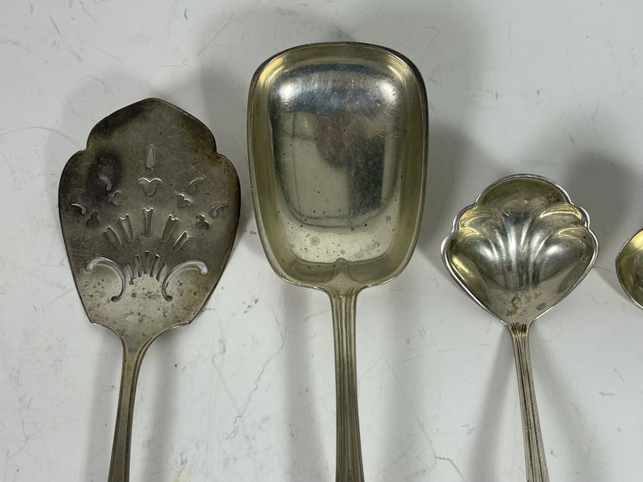 Various Sterling Silver Tableware Serving Pieces 193.5g Silver Melt Value $118 [Photo 8]