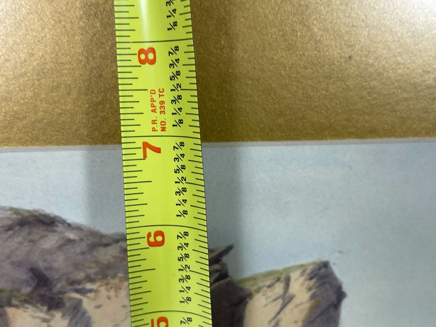 John McDougal (1851-1945, United Kingdom) Antique 1878 Original Watercolor On Paper Seascape Landscape Painting Framed Signed 10 X 7 Frame 17.5 X 14.5 [Photo 13]