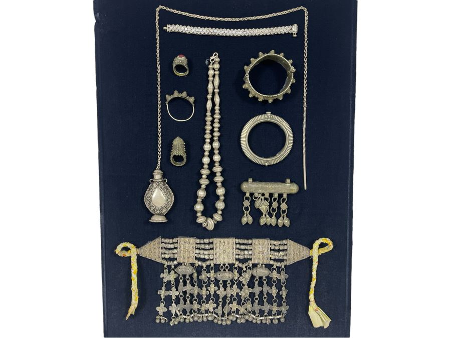 Collection Of Bedouin Jewelry From The Souks In Jeddah And Riyadh, Saudi Arabia 15W X 23H [Photo 1]