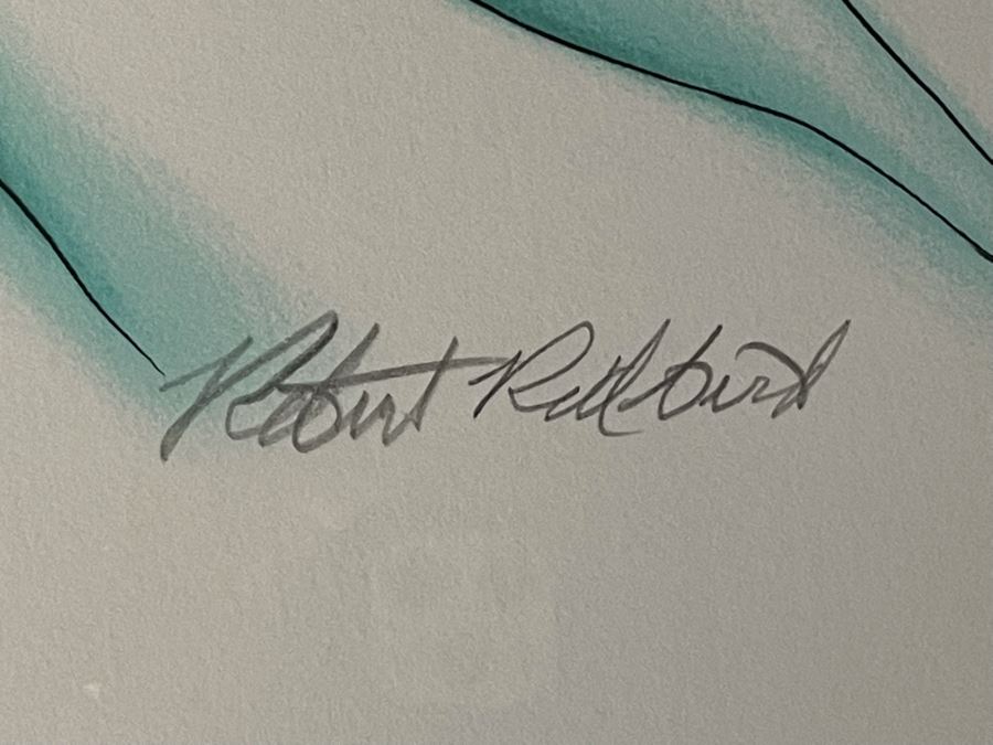 Robert Redbird (Native American, b. 1939) Limited Edition Lithograph Framed Litho Measures 24 X 18 Frame Measures 34 X 28 [Photo 6]