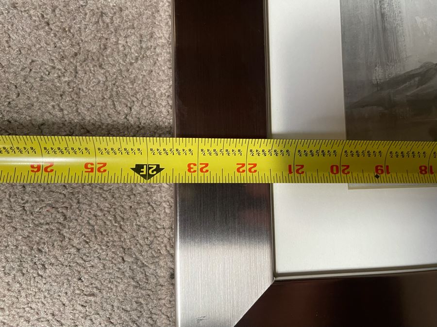 Z Gallerie Framed Figure Print In Black & White 24 X 27 Retails $129 [Photo 4]