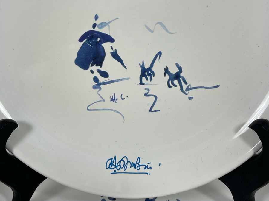 Set Of Six Quimper France CPC Ceramic 8.25' Plates [Photo 5]