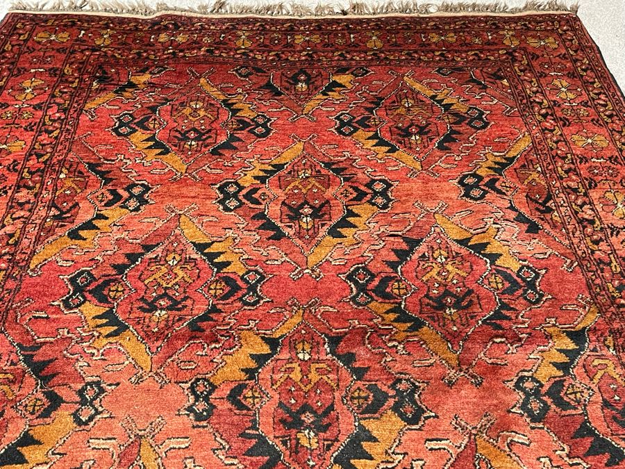 Vintage Hand Knotted Persian Area Rug 49 X 80 [Photo 9]