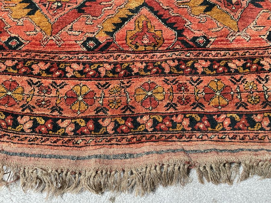 Vintage Hand Knotted Persian Area Rug 49 X 80 [Photo 5]