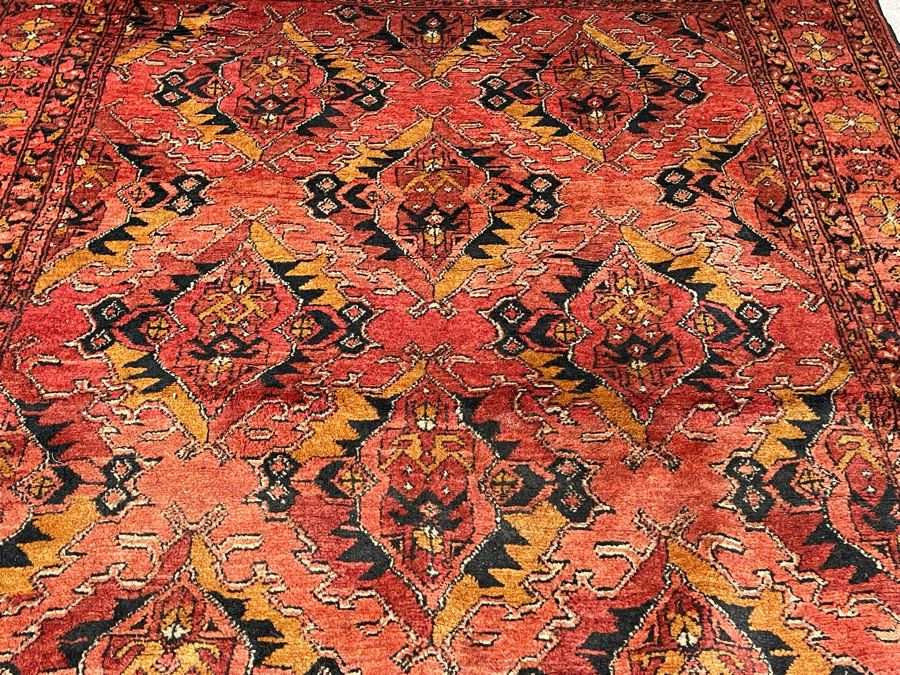 Vintage Hand Knotted Persian Area Rug 49 X 80 [Photo 8]