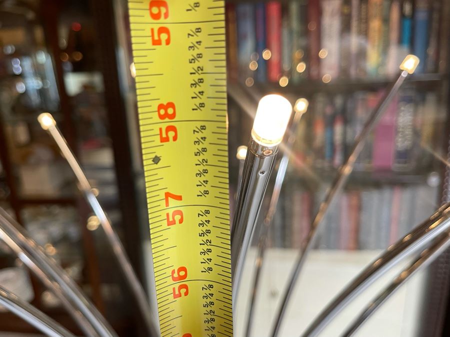 Chrome LED Floor Lamp 58H [Photo 7]