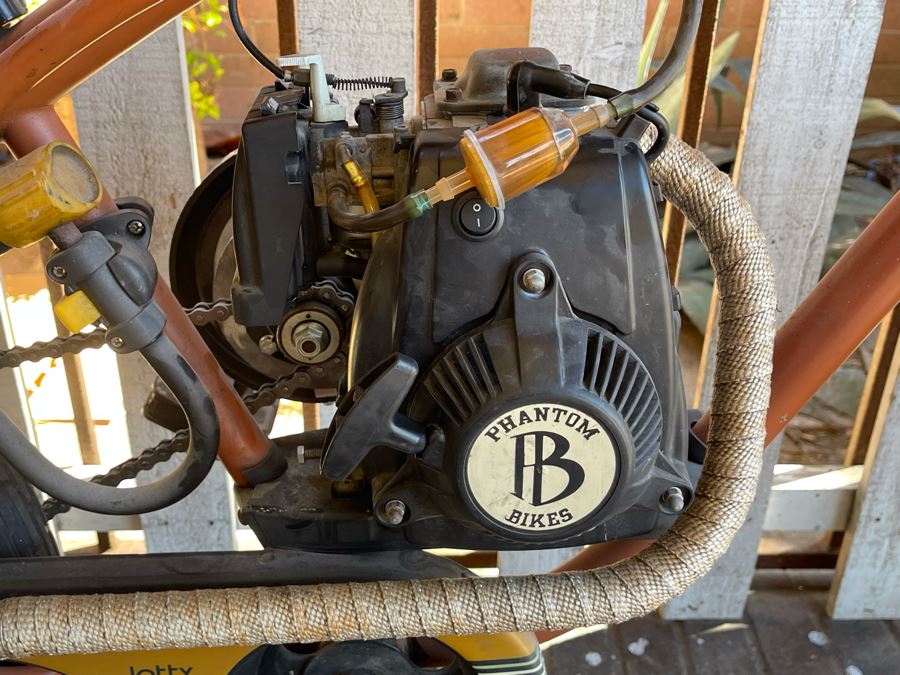 Vintage Motorized Gas Powered Phantom Bikes Cruiser Bike Featured On Jay Leno's Garage [Photo 5]