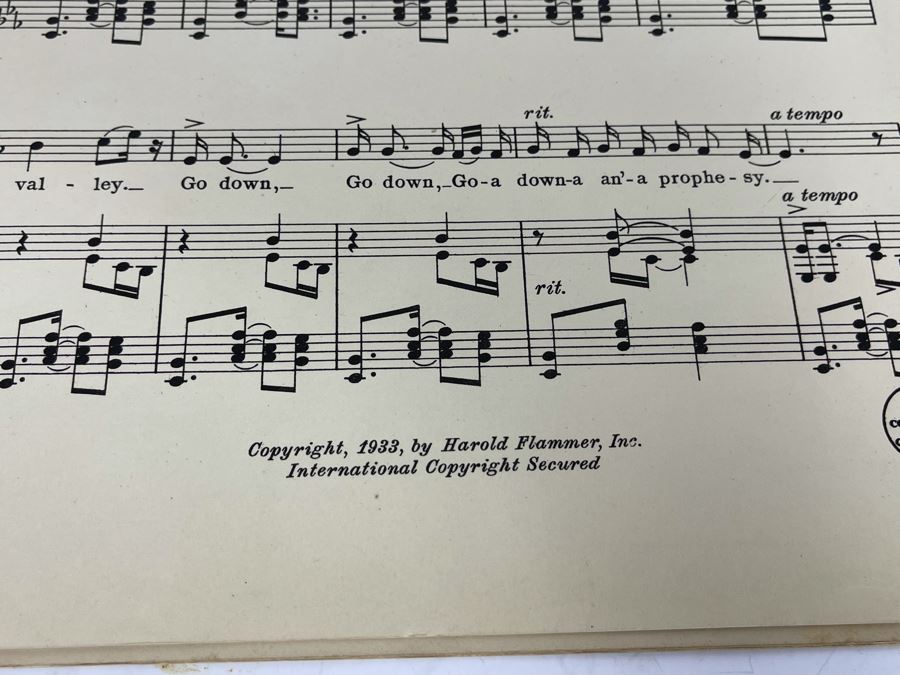 Vintage Sheet Music [Photo 10]