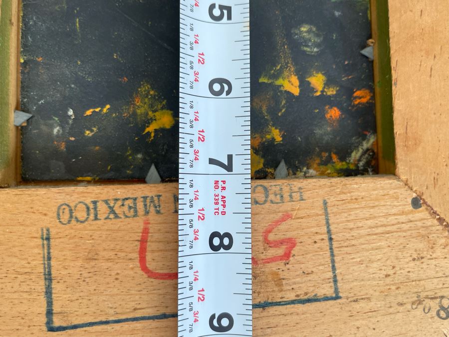 Original Kay Blaco Mid-Century Small Impressionist Painting On Board Los Angeles Artist 5 X 7, Framed 11 X 13 [Photo 9]