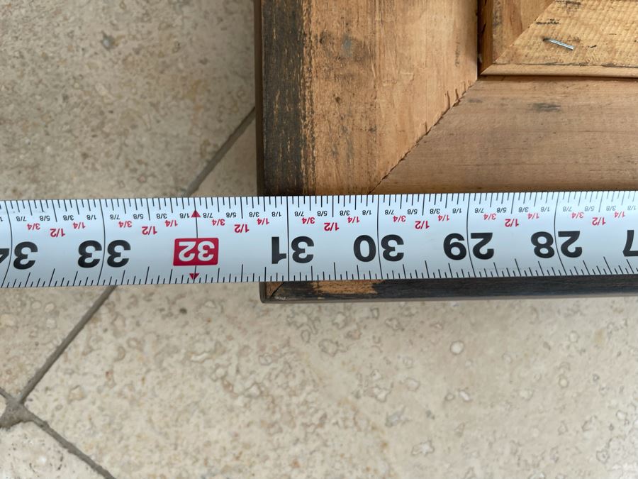 Original Vintage 1979 Seascape Ocean Painting By Dottie Telles 24 X 12, Framed 31 X 19 [Photo 14]