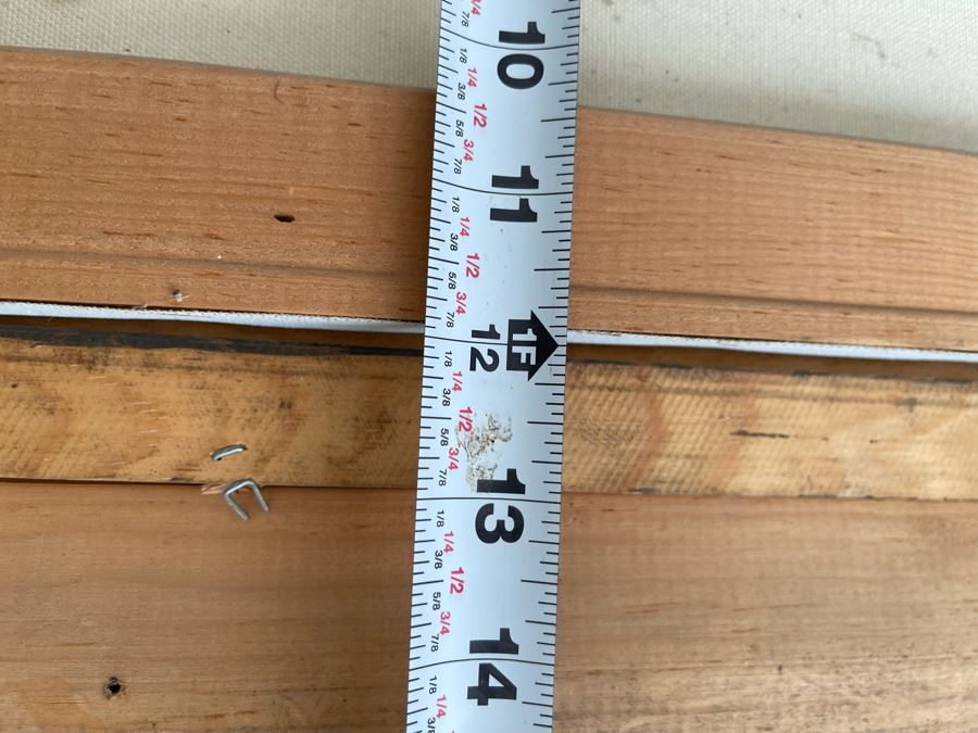 Original Vintage 1979 Seascape Ocean Painting By Dottie Telles 24 X 12, Framed 31 X 19 [Photo 13]