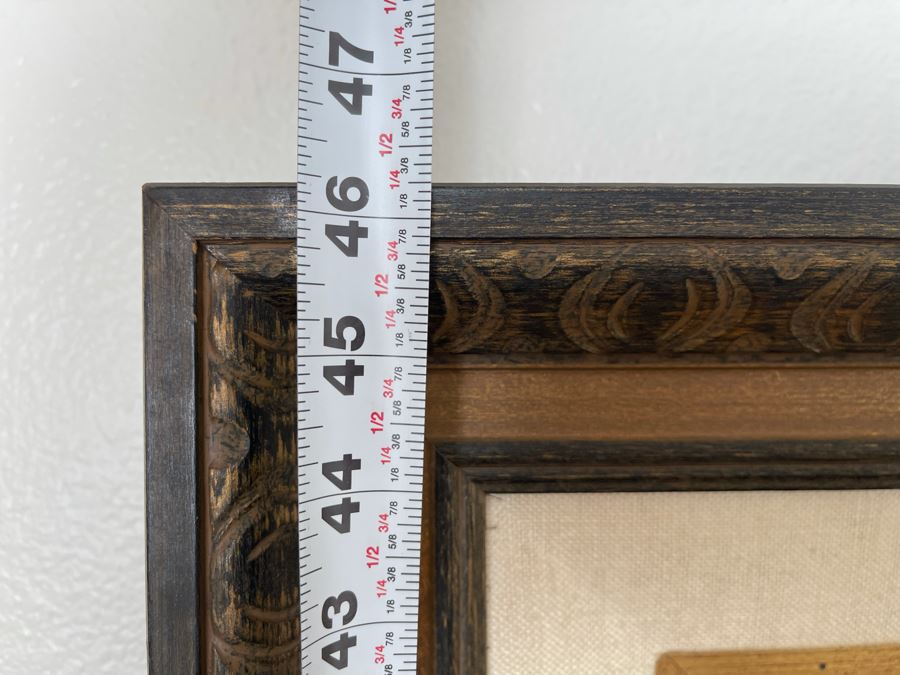 Original Kay Blaco Mid-Century Impressionist Painting On Board Los Angeles Artist 24 X 36, Framed 34 X 46 [Photo 14]