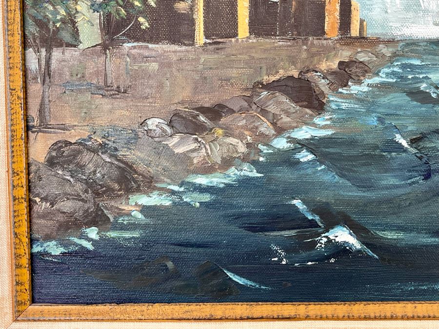 Original Diana J. Dollard Painting On Canvas 14 X 11, Framed 21 X 18 [Photo 7]