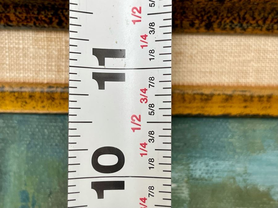 Original Diana J. Dollard Painting On Canvas 14 X 11, Framed 21 X 18 [Photo 13]