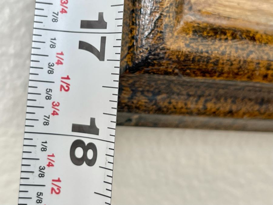 Original Diana J. Dollard Painting On Canvas 14 X 11, Framed 21 X 18 [Photo 15]