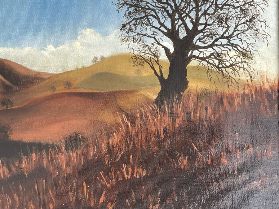 Original Diana J. Dollard Painting On Canvas 16 X 12, Framed 21 X 17 [Photo 5]