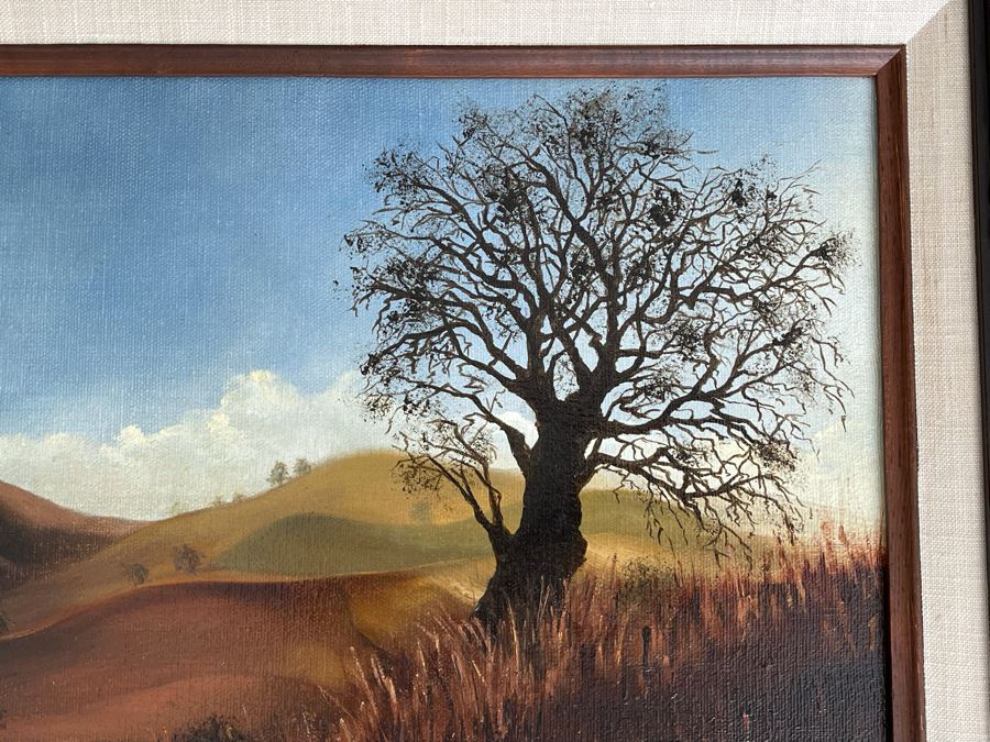 Original Diana J. Dollard Painting On Canvas 16 X 12, Framed 21 X 17 [Photo 6]