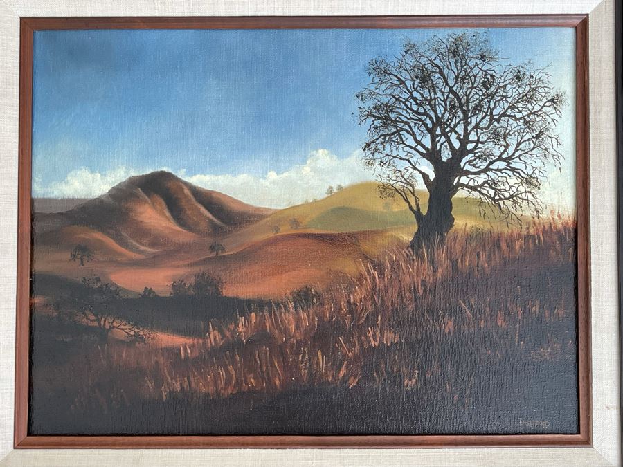 Original Diana J. Dollard Painting On Canvas 16 X 12, Framed 21 X 17 [Photo 3]