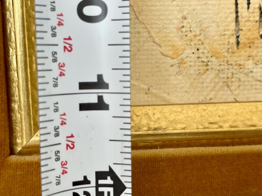 Original Kay Blaco Mid-Century Impressionist Painting Los Angeles Artist 16 X 11, Framed 21.5 X 17.5 [Photo 11]