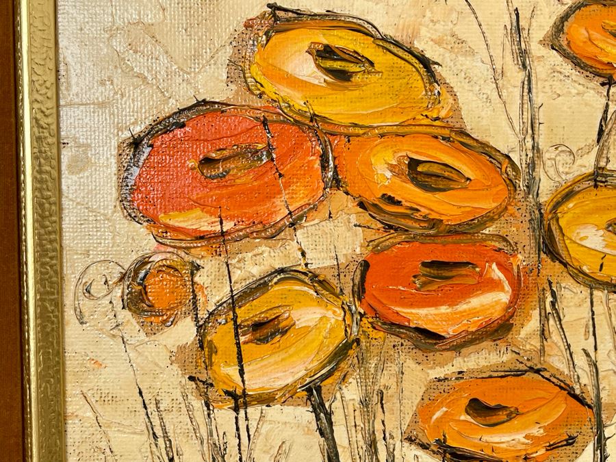 Original Kay Blaco Mid-Century Impressionist Painting Los Angeles Artist 16 X 11, Framed 21.5 X 17.5 [Photo 6]