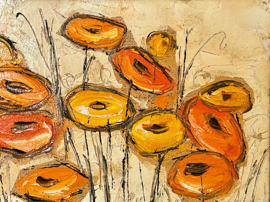 Original Kay Blaco Mid-Century Impressionist Painting Los Angeles Artist 16 X 11, Framed 21.5 X 17.5 [Photo 8]