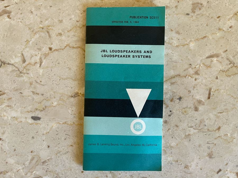 Vintage Wooden Credenza With Marble Top Stereo Cabinet With Pair Of JBL Model D123 Signature 12' Speakers [Photo 16]