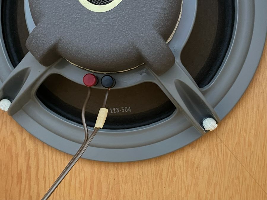 Vintage Wooden Credenza With Marble Top Stereo Cabinet With Pair Of JBL Model D123 Signature 12' Speakers [Photo 13]