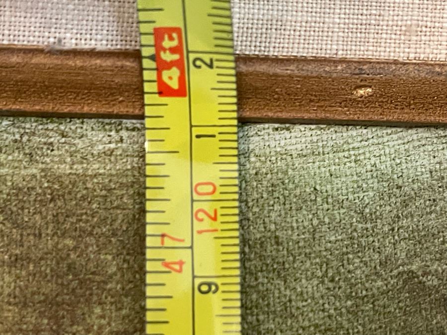 Original Diana J. Dollard Large Painting On Canvas 24 X 48, Framed 32 X 56 [Photo 8]