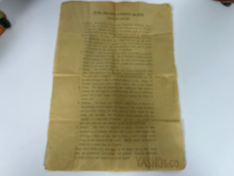 Signed Kutani Japanese Figurines The Seven Happy Gods 6H [Photo 19]