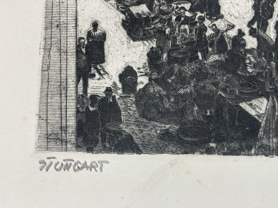 Pair Of Vintage Signed European Etchings 12 X 9, 8 X 11 [Photo 9]