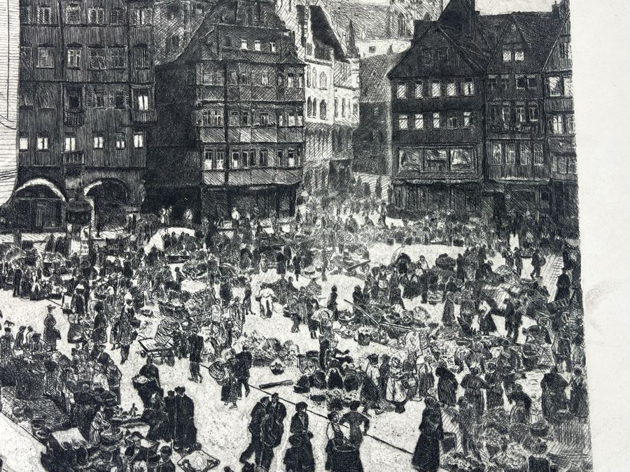 Pair Of Vintage Signed European Etchings 12 X 9, 8 X 11 [Photo 6]