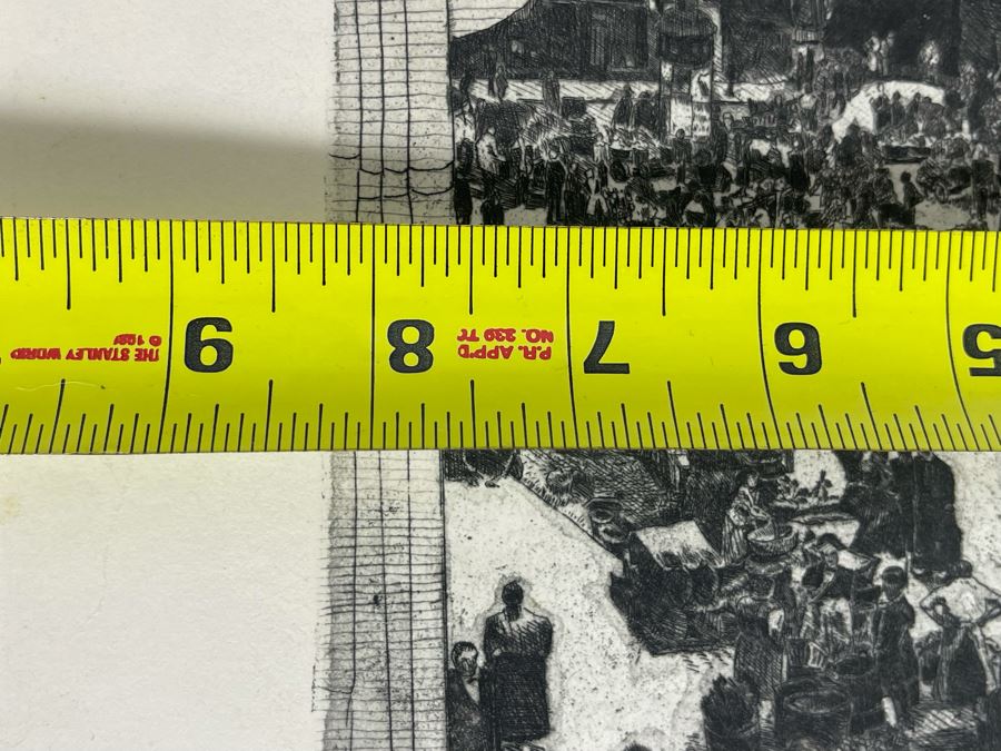 Pair Of Vintage Signed European Etchings 12 X 9, 8 X 11 [Photo 15]