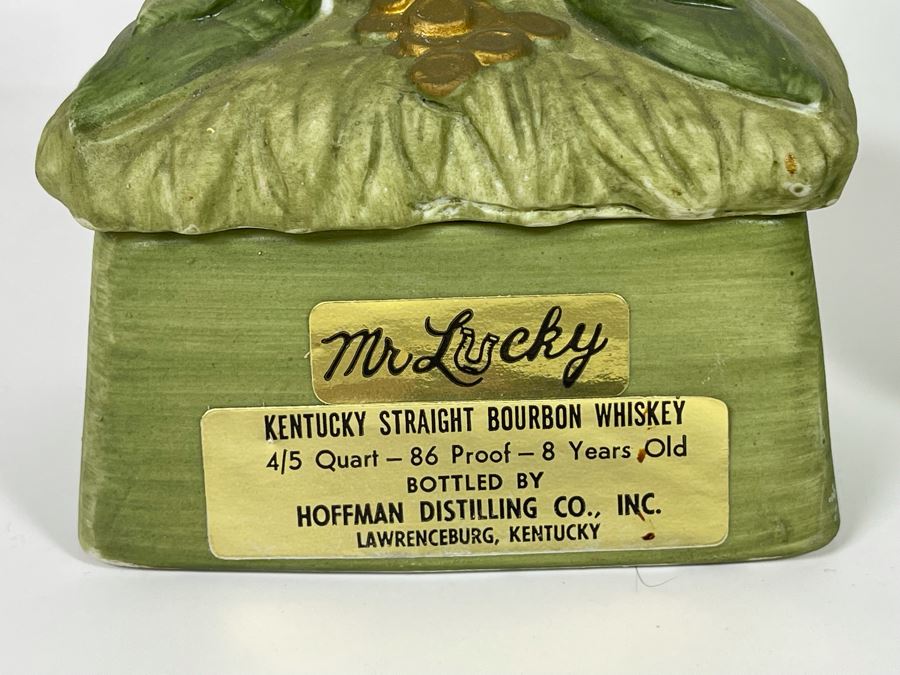Mr. Lucky Series Hoffman Distilling Co Kentucky Straight Bourbon Whiskey Decants Mr. Lucky (Not Sealed) And Mrs. Lucky (Sealed) 12H [Photo 4]