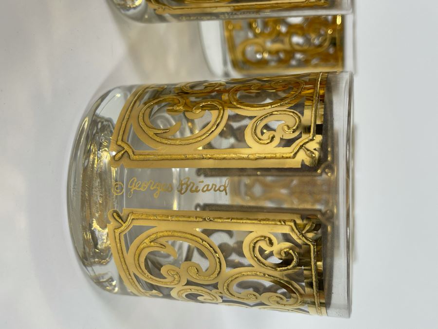 (6) Mid-Century Georges Briard Barware Glasses 3.5H [Photo 6]