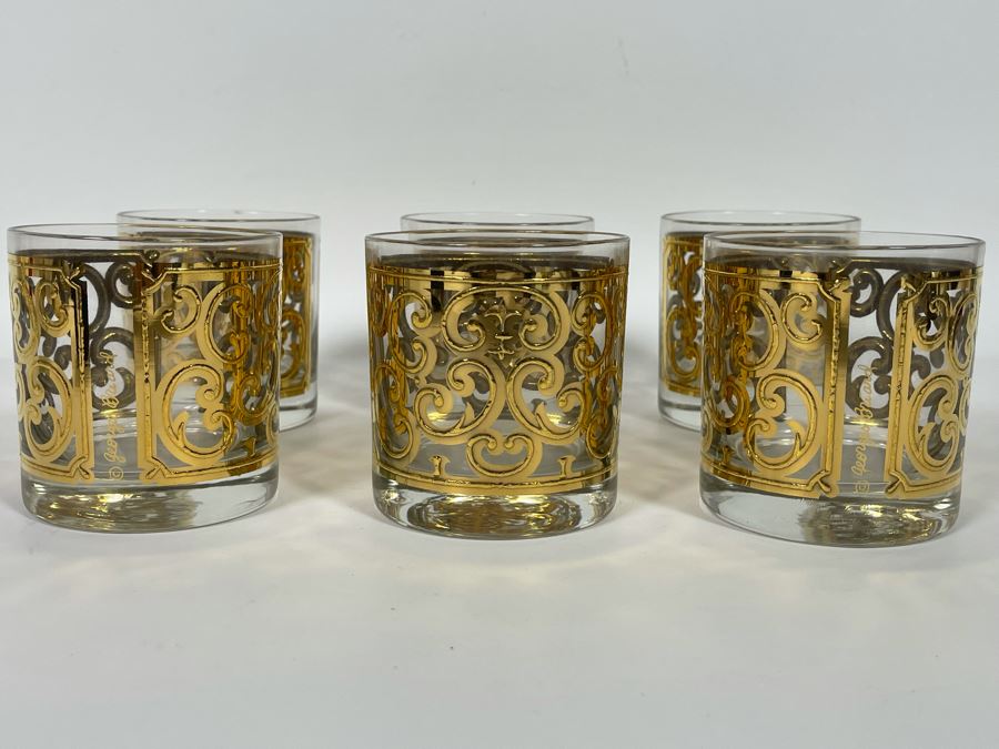 (6) Mid-Century Georges Briard Barware Glasses 3.5H [Photo 2]