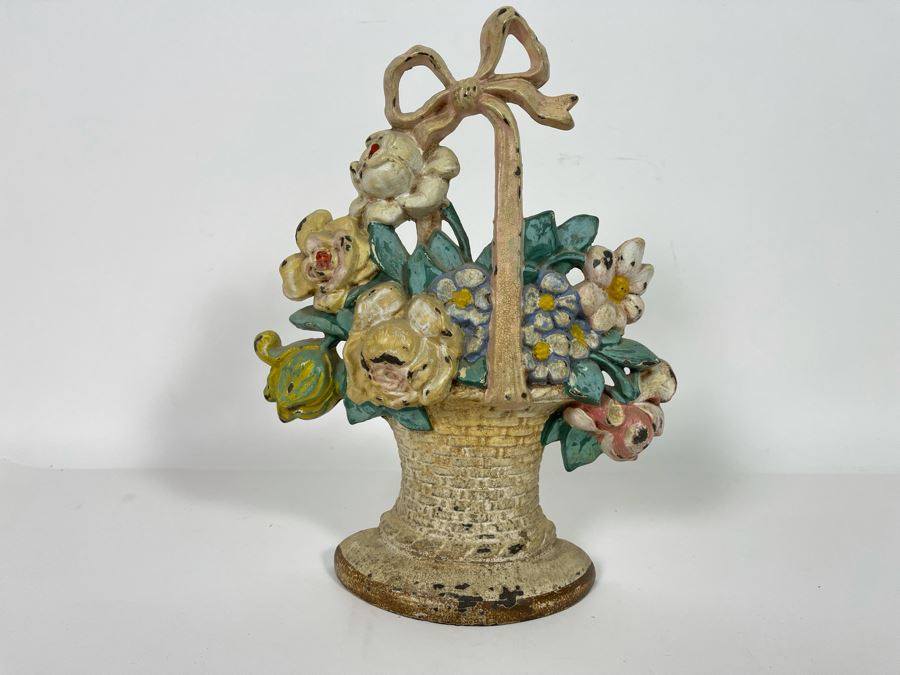 Antique Cast Iron Door Stop 11H [Photo 2]