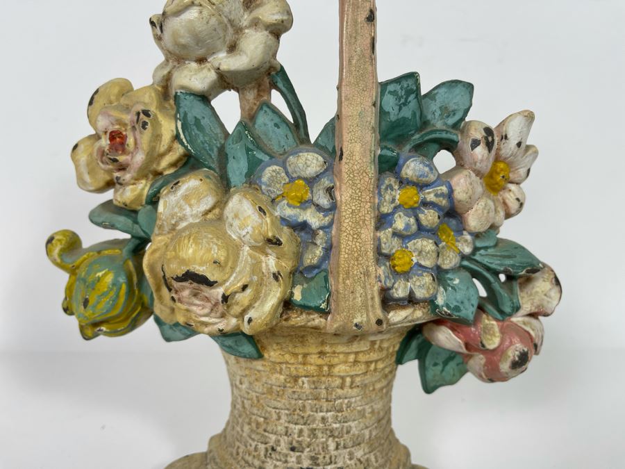 Antique Cast Iron Door Stop 11H [Photo 3]