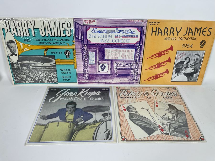 Five Sealed Sunbeam Label Vinyl Records [Photo 2]