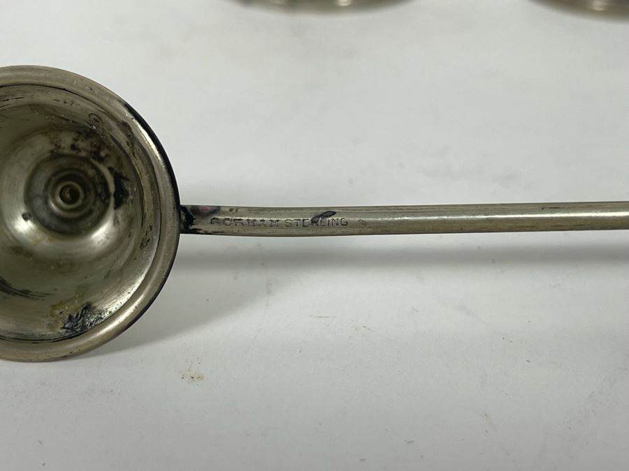 Gorham Sterling Silver Candle Snuffer And Sterling Silver Weighted Salt & Pepper Shakers  [Photo 5]