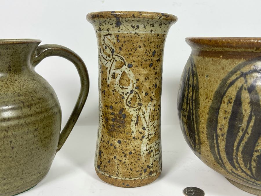 (3) Mid-Century Pottery Pieces [Photo 4]