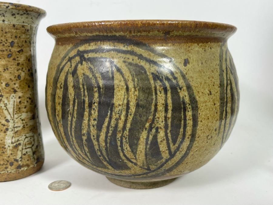 (3) Mid-Century Pottery Pieces [Photo 6]